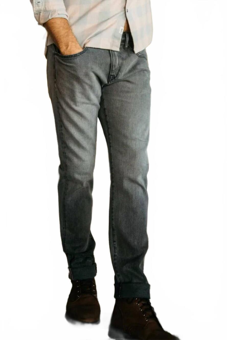 NEW HIROSHI KATO scissors slim tapered jack selvedge jeans in jett